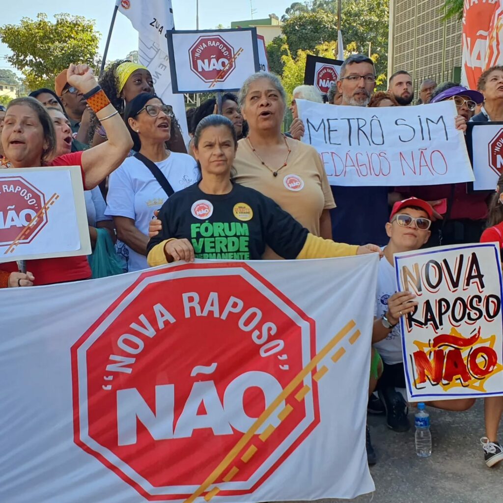 Nas redes sociais, o movimento “Nova Raposo, NÃO!” possui mais de 5 mil seguidores [Silvia Morello/Acervo Pessoal]